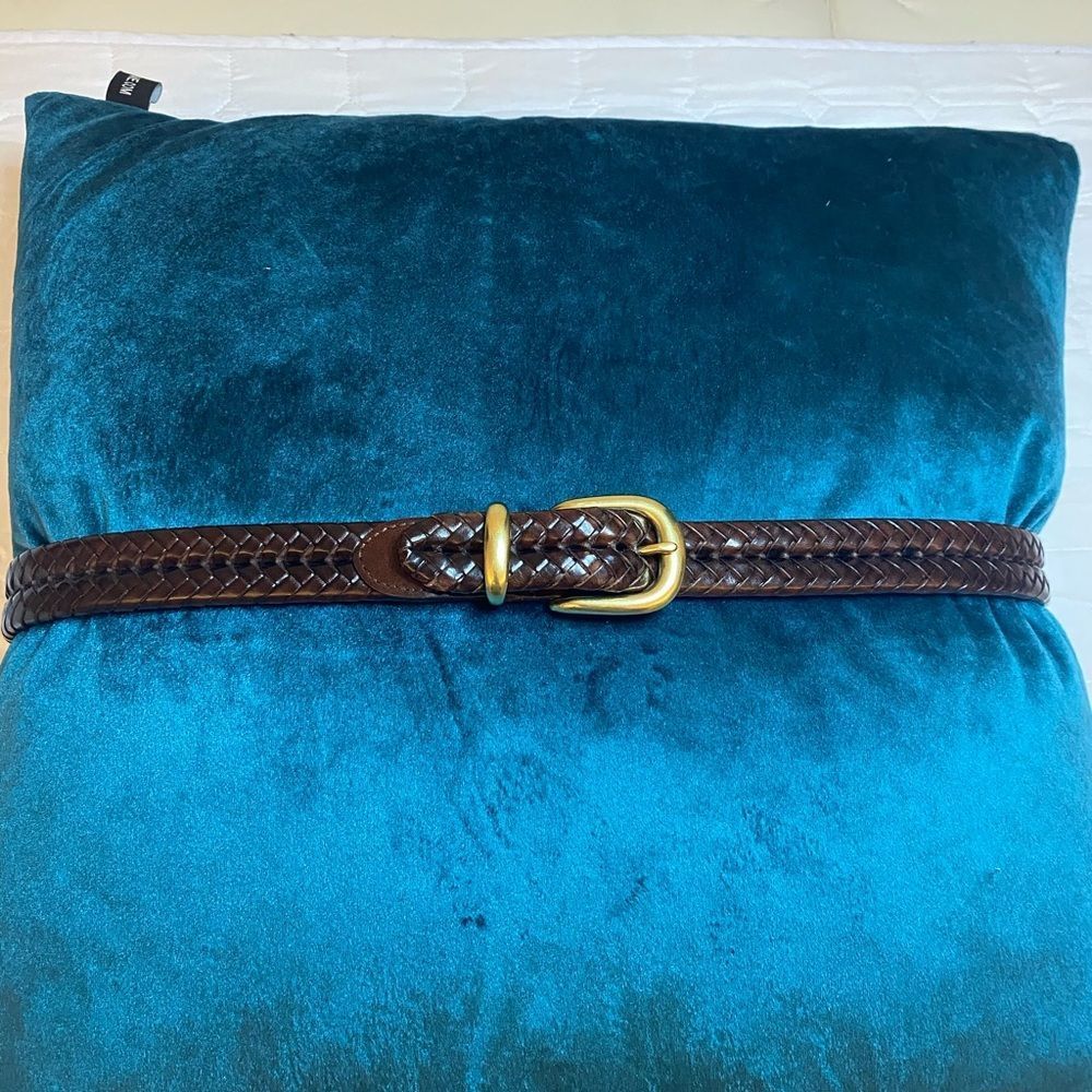 Coach woven leather belt, L42,5 inch, new